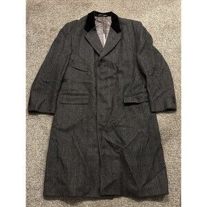Austin Arnold Of England Coat Mens Size 46 Chest Gray Wool